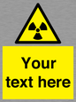 WV5131: Custom Radioactive Material Sign