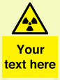 WV5131: Custom Radioactive Material Sign
