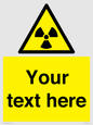 WV5131: Custom Radioactive Material Sign