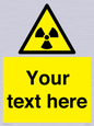 WV5131: Custom Radioactive Material Sign