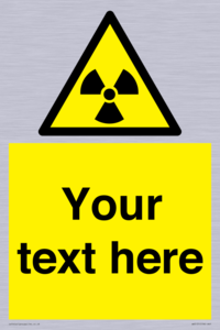 WV5131: Custom Radioactive Material Sign