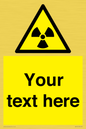 WV5131: Custom Radioactive Material Sign