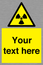 WV5131: Custom Radioactive Material Sign