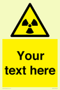 WV5131: Custom Radioactive Material Sign