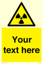 WV5131: Custom Radioactive Material Sign