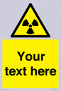 WV5131: Custom Radioactive Material Sign