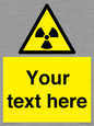 WV5131: Custom Radioactive Material Sign