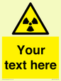 WV5131: Custom Radioactive Material Sign