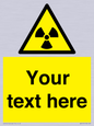WV5131: Custom Radioactive Material Sign