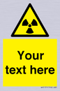 WV5131: Custom Radioactive Material Sign