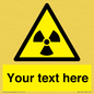 WV5131: Custom Radioactive Material Sign