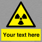 WV5131: Custom Radioactive Material Sign