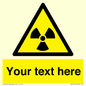 WV5131: Custom Radioactive Material Sign