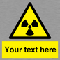 WV5131: Custom Radioactive Material Sign