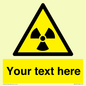 WV5131: Custom Radioactive Material Sign