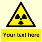 WV5131: Custom Radioactive Material Sign