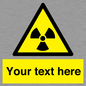 WV5131: Custom Radioactive Material Sign