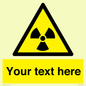 WV5131: Custom Radioactive Material Sign