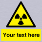 WV5131: Custom Radioactive Material Sign