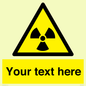 WV5131: Custom Radioactive Material Sign