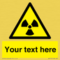 WV5131: Custom Radioactive Material Sign