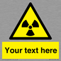 WV5131: Custom Radioactive Material Sign