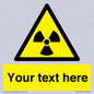 WV5131: Custom Radioactive Material Sign