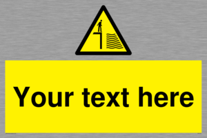 WV5132: Custom Deep Water Sign