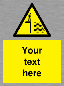 WV5132: Custom Deep Water Sign