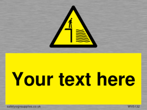 WV5132: Custom Deep Water Sign