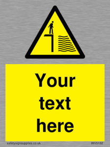 WV5132: Custom Deep Water Sign