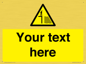 WV5132: Custom Deep Water Sign