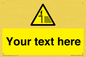 WV5132: Custom Deep Water Sign