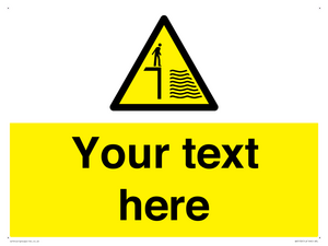 WV5132: Custom Deep Water Sign