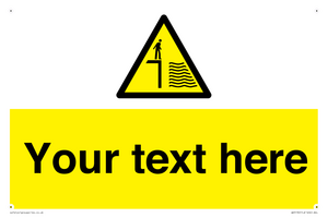 WV5132: Custom Deep Water Sign