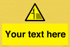 WV5132: Custom Deep Water Sign