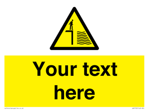 WV5132: Custom Deep Water Sign