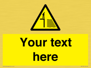 WV5132: Custom Deep Water Sign