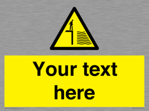 WV5132: Custom Deep Water Sign