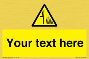 WV5132: Custom Deep Water Sign