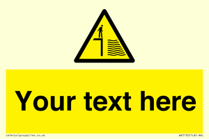 WV5132: Custom Deep Water Sign