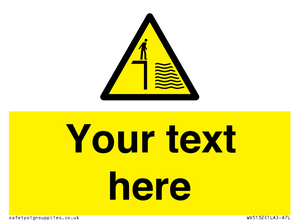 WV5132: Custom Deep Water Sign