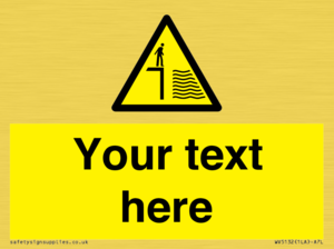 WV5132: Custom Deep Water Sign