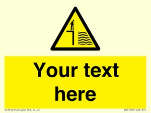 WV5132: Custom Deep Water Sign
