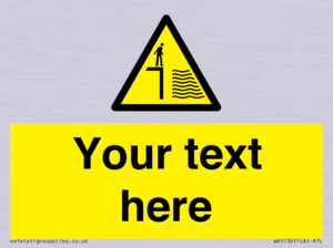 WV5132: Custom Deep Water Sign