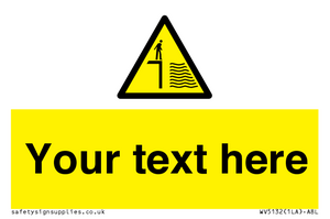 WV5132: Custom Deep Water Sign