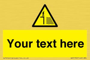 WV5132: Custom Deep Water Sign