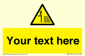 WV5132: Custom Deep Water Sign