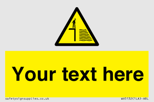 WV5132: Custom Deep Water Sign