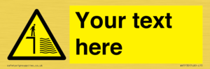 WV5132: Custom Deep Water Sign